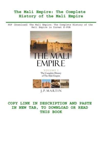 Pdf Download The Mali Empire The Complete History Of The Mali Empire