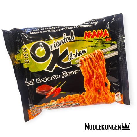 ORIENTAL KITCHEN INSTANT NOODLE HOT KOREAN FLAVOUR Nudlekongen No