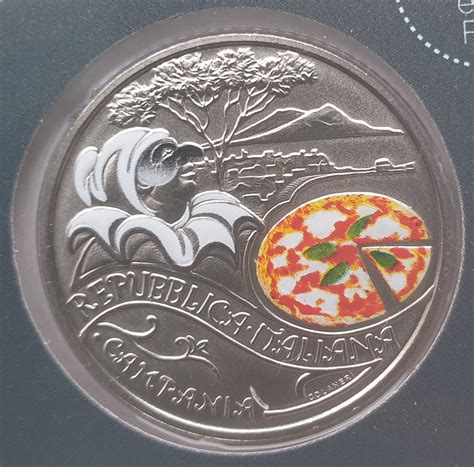 Italien Euro Pizza In Coincard Italiens K Chen Und