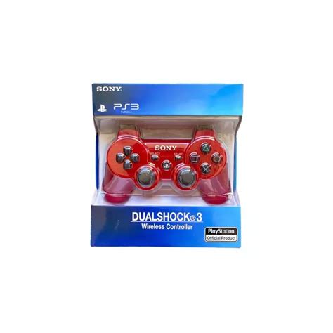 Generico Mando Control Joystick Playstation 3 Ps3 Inalambrico Rojo