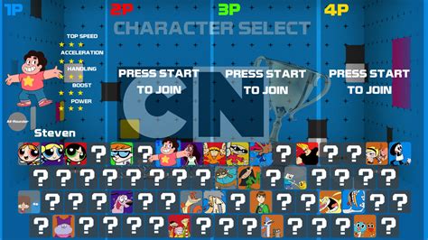 Cartoon Network Grand Prix: Character Select by SuperIcee on DeviantArt