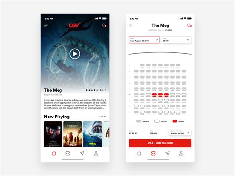 Cgv Cinema By Nur Asyrof Muhammad On Dribbble