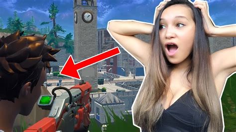 Freundin Spielt Erstes Mal Fortnite Battle Royale Youtube