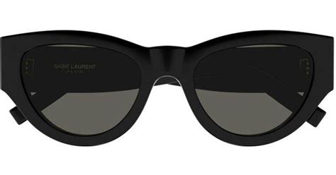 Saint Laurent Cat-eye Sunglasses in Black | Lyst