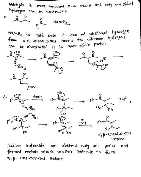 Solved 4 Draw The Product To Each Of The Following Reactions A