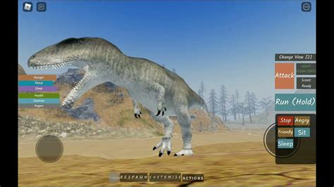 New Carchardontosaurus Remodel Roblox Dinosaur World Mobile Youtube