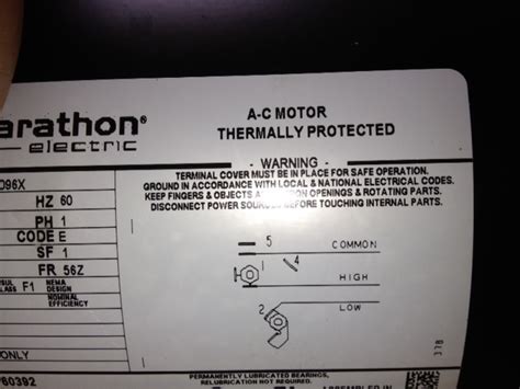 Marathon Motor Wiring Instructions