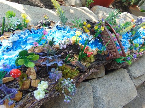 How To Make Fake Water For A Fairy Garden Garden Likes