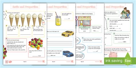 Proportion Differentiated And Ratio Worksheets Twinkl Worksheets