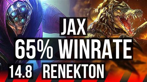 Jax Vs Renekton Top Winrate Euw Challenger