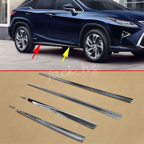 Chrome Door Body Trim For Lexus Rx 350 450 2016 2020 Molding Cover Accessories For Sale Online