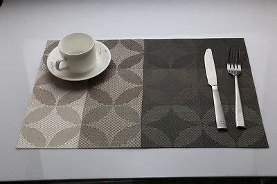 1 adet moda Modern PVC yemek masası Placemat avrupa tarzı mutfak aracı