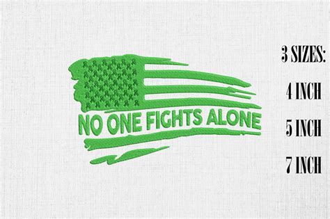 Mental Health Awareness Usa Flag · Creative Fabrica