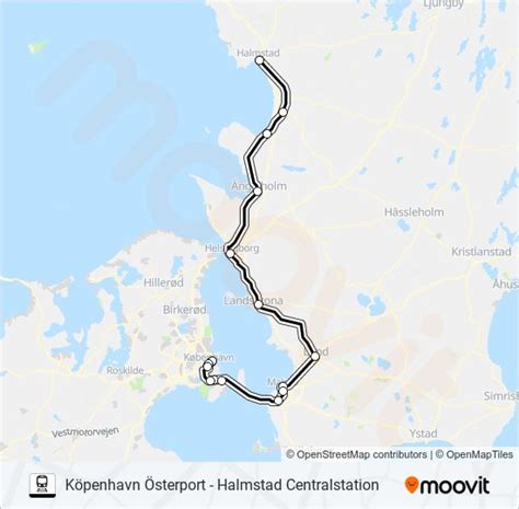 köpenhavn österport halmstad centralstation Route Schedules Stops