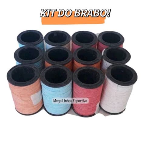 Kit Linha Para Pipa Carretel Jardas Passada Shopee Brasil