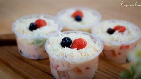 Resep Salad Buah Pakai Lengkeng Dan Melon Tribunjambi