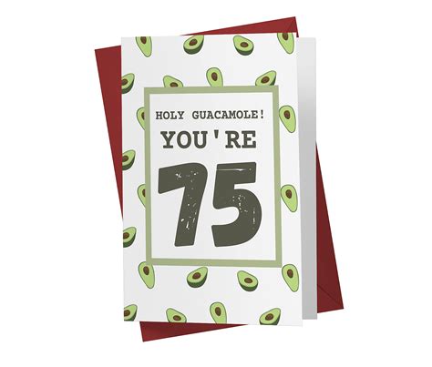 Buy Very Funny 75th Birthday Card Funny 75 Years Old Anniversary Card