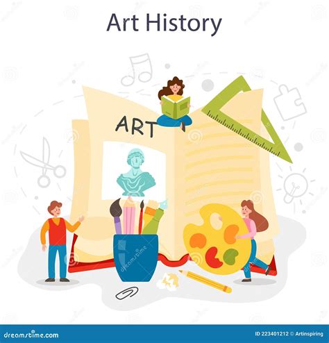 History Of Art School Education Student Studying Art History Stock