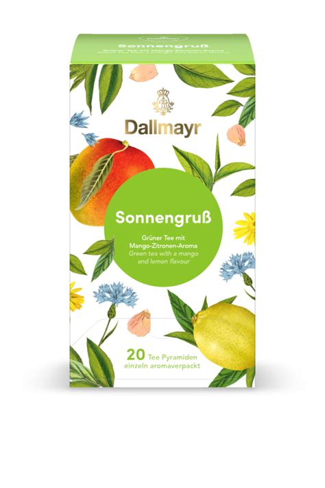 Sonnengruss Gr Ner Tee Mit Mango Zitronen Aroma Online Bestellen