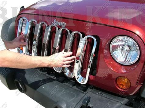 Jeep Chrome Grill Inserts