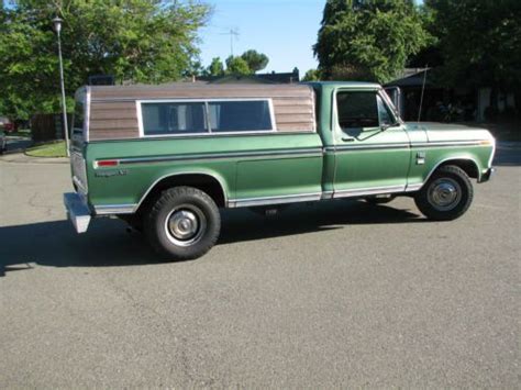 Sell Used 1974 F350 Ranger Xlt Super Camper Special Ford Pickup Truck