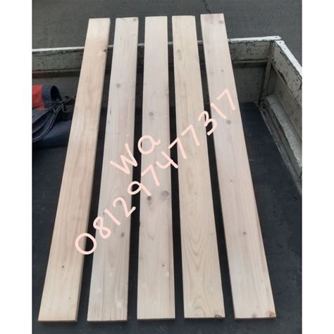 Jual Papan Jati Belanda Super 120 X 9 5 X 2 Cm Amplas Halus Shopee