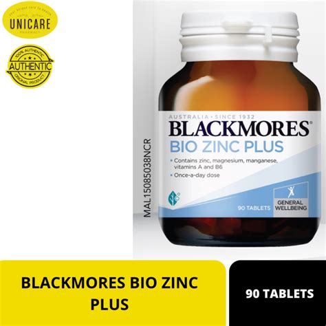 Blackmores Bio Zinc Plus 90 Tablets Lazada