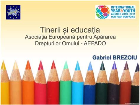 PPT Tinerii și educația PowerPoint Presentation free download ID