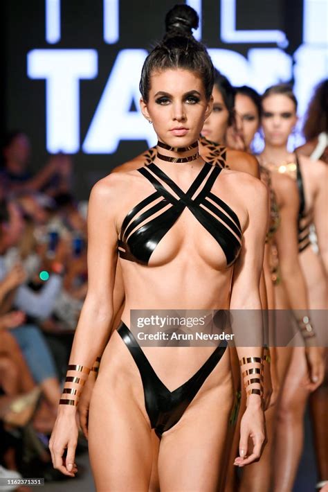 Models Walk The Runway For Black Tape Project At Miami Swim Week News Photo Getty Images