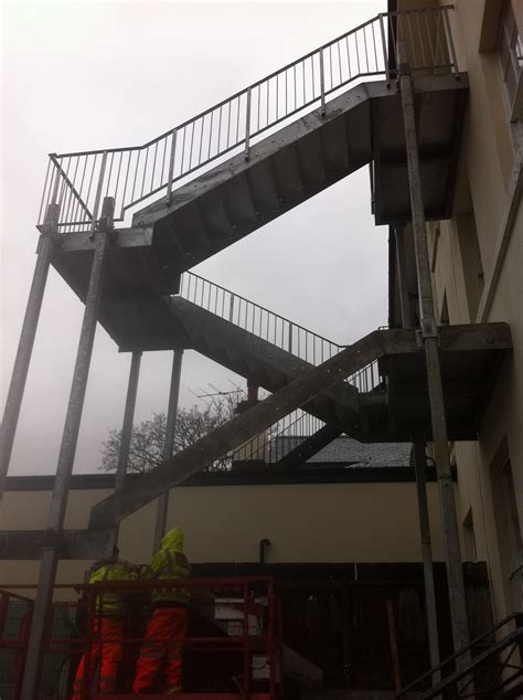 Fire Escape London Morris Fabrications Ltd Architectural Metalworkers