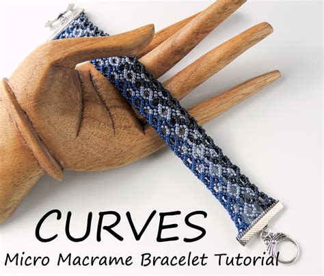 Micro Macrame Tutorial Curves Bracelet Pattern