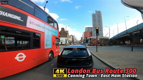 Route K London Bus Ride Canning Town To East Ham Station