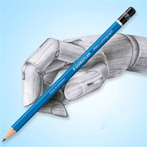 Germany STAEDTLER 100# blue rod standard pencil professional drawing pencil sketch pencil mars ...