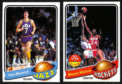 Lot Detail Topps Basketball Complete Set Of Cards W