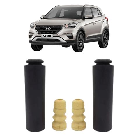 Kit Batente Coifa Amortecedor Traseiro Hyundai Creta 2016 Submarino