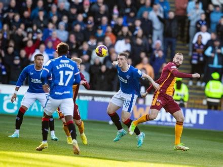 Rangers Forward Rabbi Matondo Warms Before Editorial Stock Photo