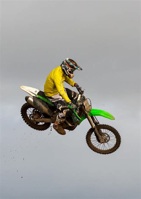 Motocross Practise Participant In Tain Mx Scotland Editorial Photo