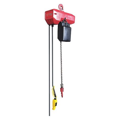 Dayton Electric Chain Hoist 1 000 Lb 15 Ft Hook Mounted No Trolley