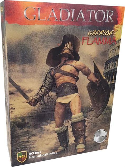 Figurine 16 Gladiator Of Rome Flamma Exclusive Version Machinegunfr