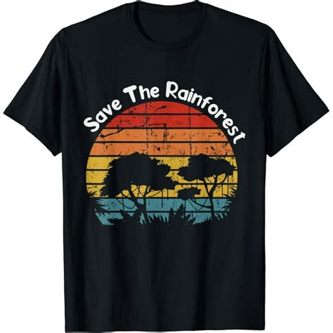 Save The Rainforest Protect The Wildlife Earth Day 2024 T Shirt