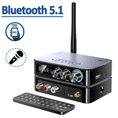 Receptor Y Transmisor Est Reo Con Bluetooth Adaptador De Audio