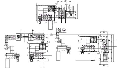 Drawing File Showing The Details Of The Section Plan Of The Factory