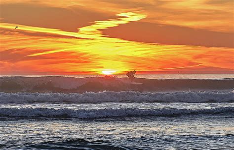 Golden Sunset at Manresa State Beach Photograph by Scott Eriksen - Fine ...