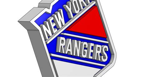 New York Rangers Logo by Ariel Warsh | Download free STL model ...