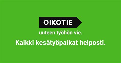 Suomen evankelis luterilainen kirkko Kesätyö 2024 Oikotie Työpaikat