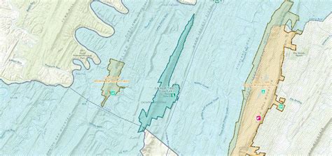 an image of a map that shows the location of several different areas in ...