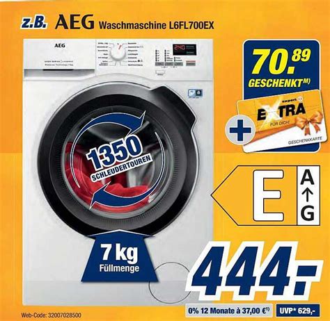 Aeg Waschmaschine L6fl700ex Angebot Bei Expert Bening