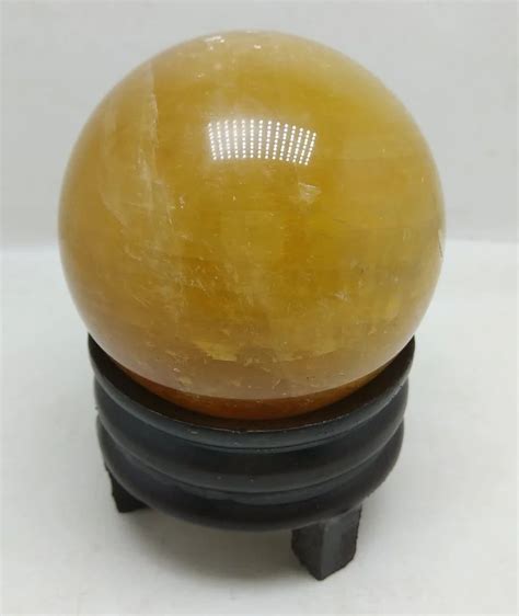 Yellow Calcite Gemstone Sphere Ball For Healing Mm At Rs Kg