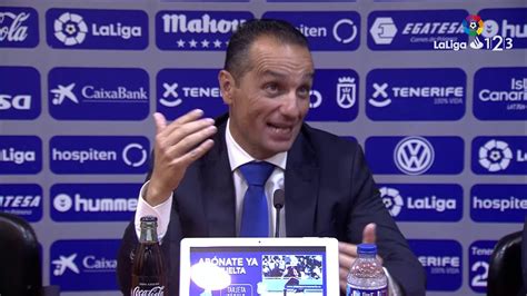 Rueda de prensa de José Luis Oltra tras el CD Tenerife vs Elche CF 2 1