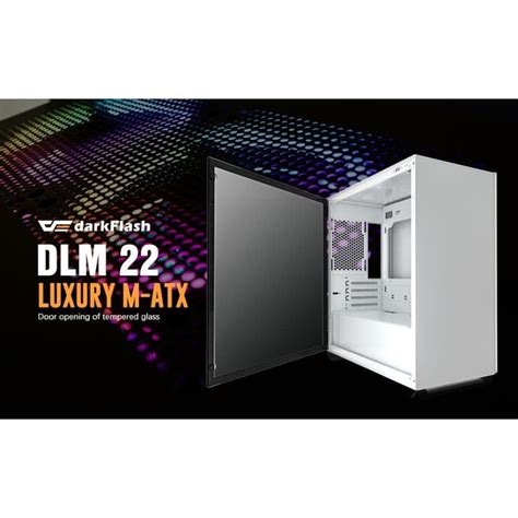 Jual Aigo Darkflash Dlm White Luxury Tempered Glass M Atx Gaming